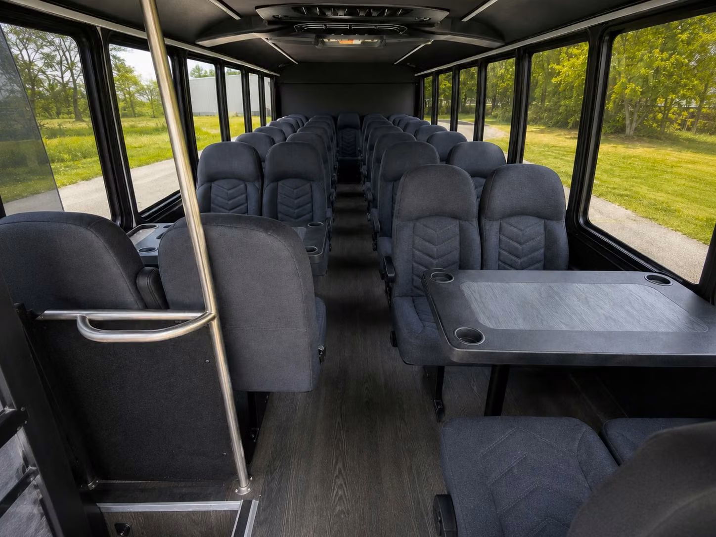 15 passenger minibus inside