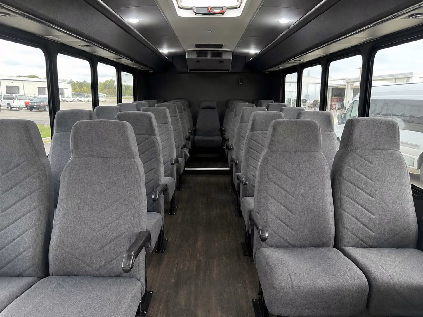 15 passenger minibus interior