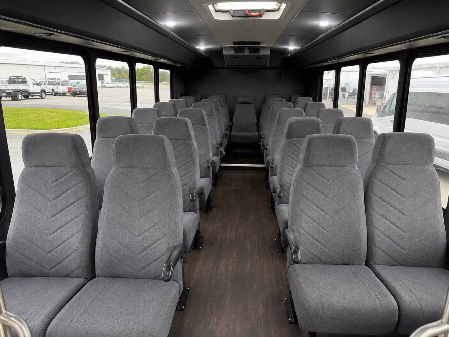 18 passenger minibus inside