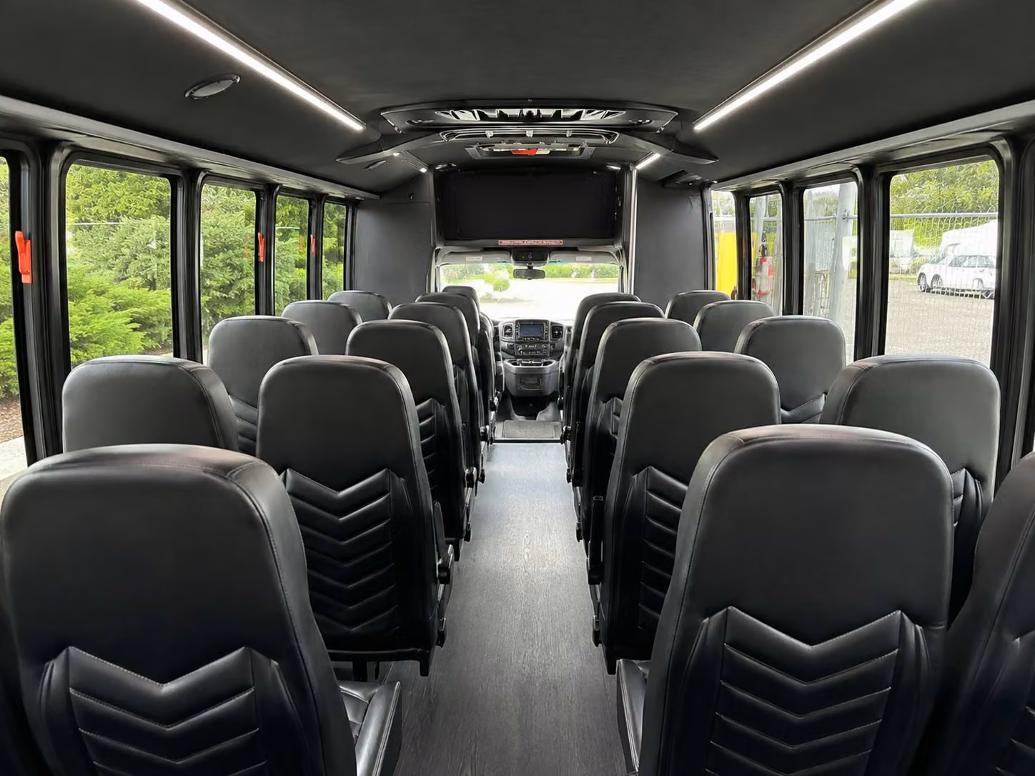 20 passenger minibus interior