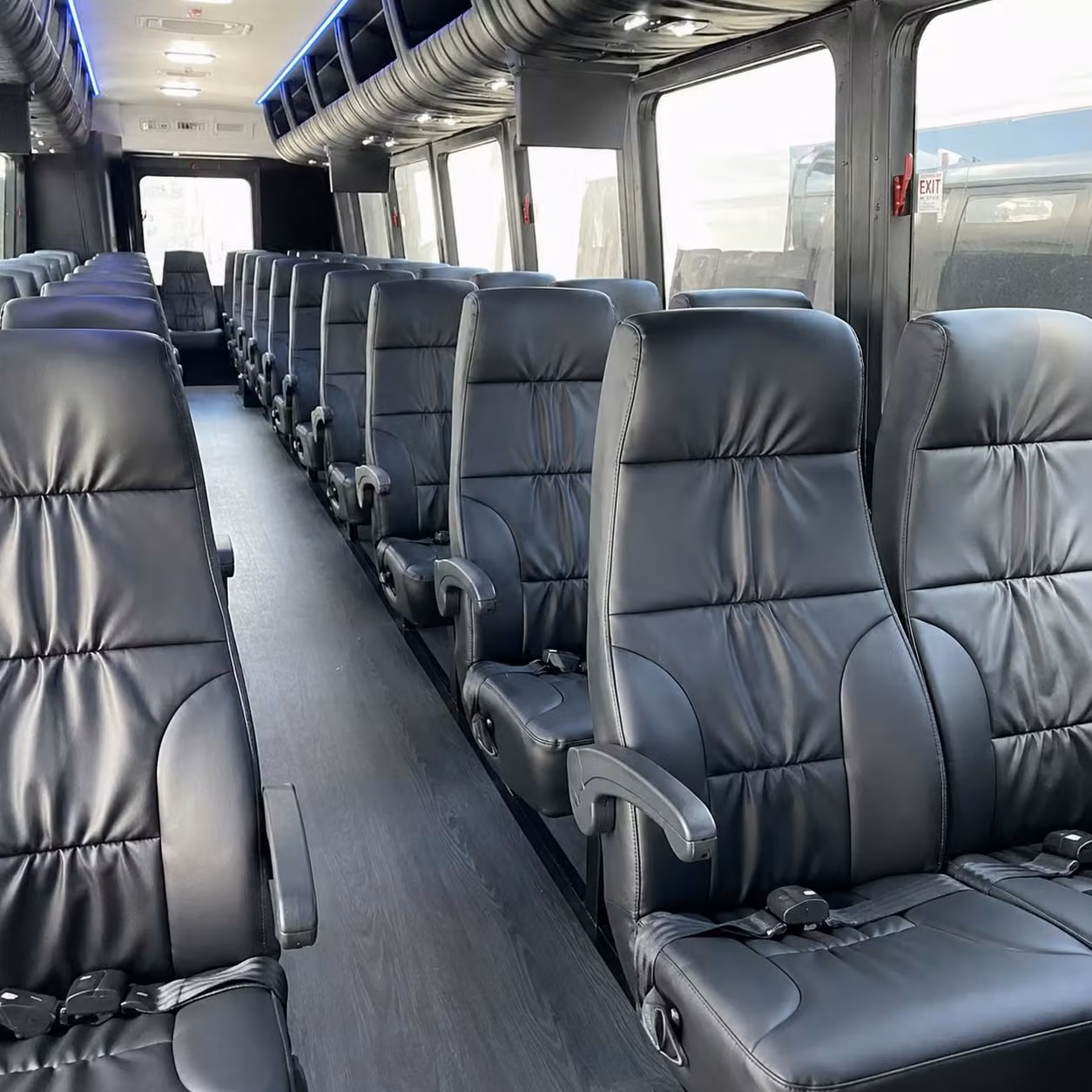 28 passenger minibus inside