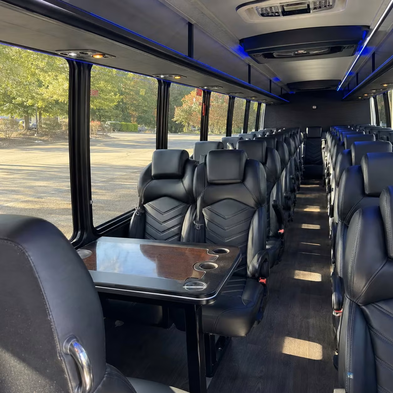 30 passenger minibus inside