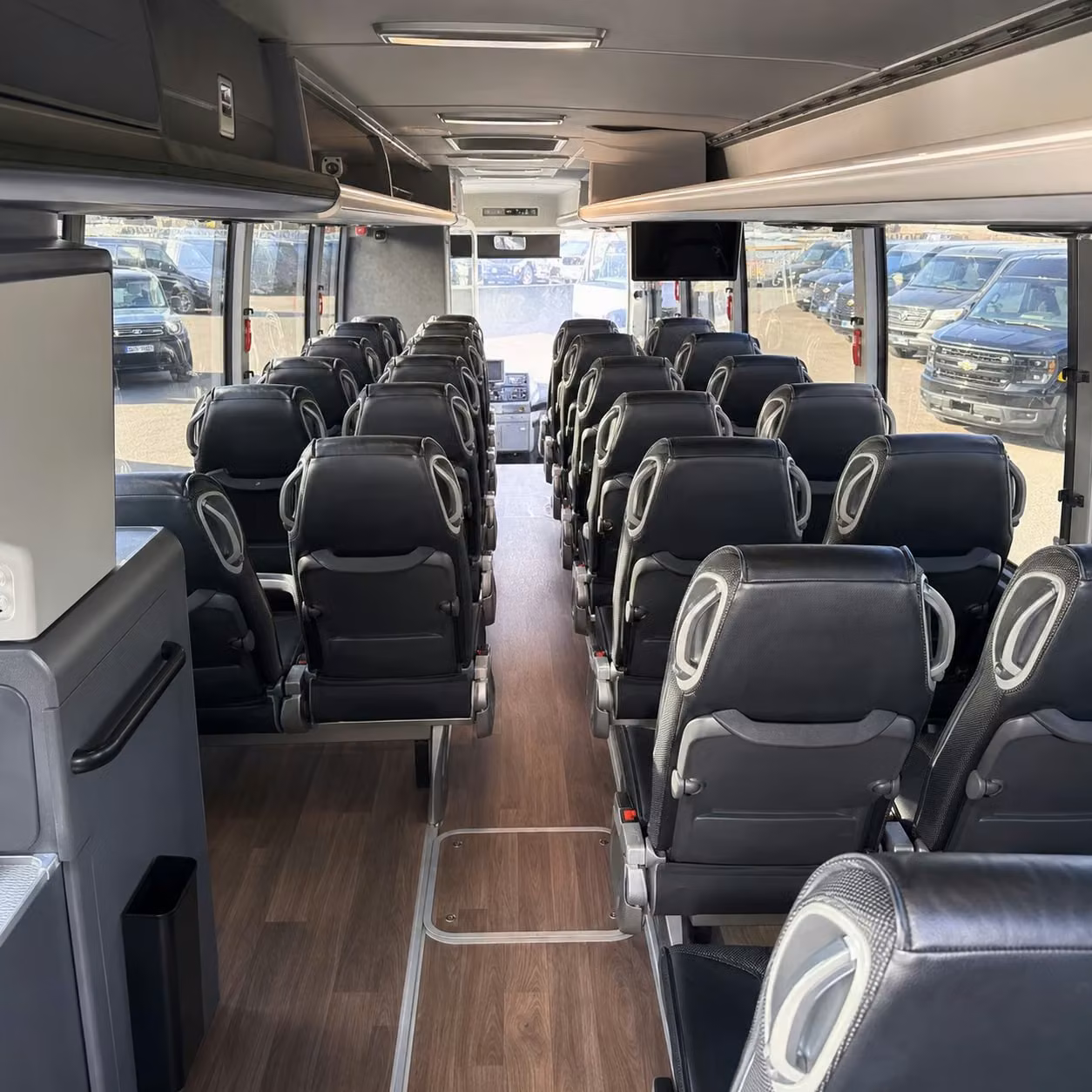 independence charter bus rental inside