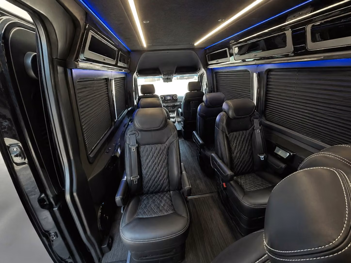 sprinter van with driver interior